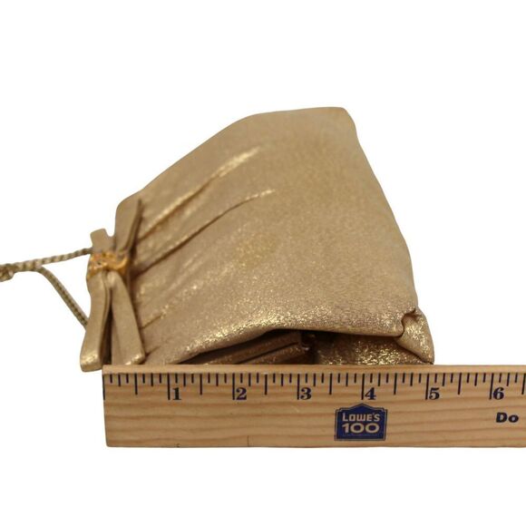 VINTAGE After Five GOLD BROCADE FRAME CHAIN HANDLE SATCHEL HANDBAG CLUTCH PURSE - Picture 11 of 12